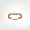 Mode Glamour Ring Dames Gypsophila Rose Diamond Rings Luxe Creatieve Sieraden met Exquisite Verpakking Geschenkdoos