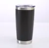 Gobelet de peinture en aérosol en acier inoxydable de tasse de voiture de 20 oz gobelets d'eau maigres de tasse de café portative extérieure