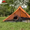 Tenda da campeggio per escursioni a guglia naturale a guglia 1 persona Ultralight outdoor 20d silicone in nylon a doppio strato NH17T030-L tende e rifugi