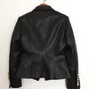 Skórzana sztuczna kurtka kurtki Kobieta 2022 Black Size Black Motorcycle Vintage Casual Winter Fashionwomen's Odzież