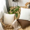 Coussin / oreiller décoratif Oreillers décoratifs en laine solide Coussin Cove Home Decor Case pour salon Chambre Canapé Décoration de Noël Chaud