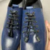 Mode mannen casual schoenen 2021 Hoge kwaliteit lederen lace-up luxe sneakers blauw zwart ademende platte Oxfords