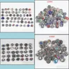 Charm Bracelets Jewelry 50Pcs/Lots 12Mm Snap Button Mixed Style Diy Interchangeable Chunk Fit Noosa Ginger Drop Delivery 2021 Ctkvu