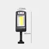 Solar Street Lampa LED-sensor Solar LED-lampa 500W / 6000K Vattentät med fjärrkontroll Perifer vägglampa ASD88 Y1119