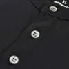 Spring 100% Cotton Long Sleeve Henley T-Shirt Comfortable Slim Fit Tshirt High Quality Basic Tops SJ131088 210706