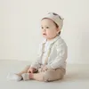 Baby gebreid vest dunne jas jongens meisjes trui airconditioning gebreide vesting single borst S 210521