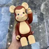 Den senaste 400% våldsamma björnen Monkey Face Doll Toy Art Model Ornament Barnens gåva 28cm