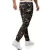 Stile Camouflage Männer Hosen Kordelzug Elastische Taille Cargo Hosen Sport Fitness Strand Streetwear Herren Kleidung Casual Hosen für Männer