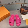 2021Luxury дизайнеры сандалии рынок 21ss возрождение плоских мулов тапочки мужчин женщин скользиты дизайнерские туфли черный розовый оранжевый синий белый
