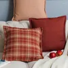 red couch cushion covers