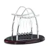 Decorative Objects & Figurines 1pcs Ton's Cradle Desk Table Decor Metal Pendulum Ball Ton Physics Science Steel Balance Home