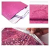 30Pcs Laser Rose Gold Bubble Mailer Waterproof Padded Envelope Shockproof Shipping Bag Aluminum Film Bubble Envelope