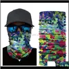 Cyclisme Caps Masques 3D Écharpe Cou Bandana Warmer Guêtre Demi Visage Masque Hommes Femmes Tête Bandanas Bouclier Bandeau Chapeaux Drop1 V5Gqe Tmkwg