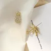 Pins Broschen doppelte faire tropische Style Brosche für Frauen süße Ananas Kokosnussbaum Licht Gold Farbabzeichen Fashion Juwelr5391193