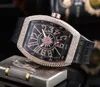 Модные мужские роскошные часы сияющие бриллианты iced out watches совершенно новый яхтинг -дизайнер Quartz Movement Платье платья.