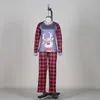 Família combinando roupas de natal fósforo mãe filha 2 pcs pai filho roupas pijamas meninos meninas conjuntos de mulheres homens home tops pants jumpsuit qzzw133