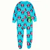 Kinderen Polar Fleece jongens en meisjes romper met voeten warme pyjama lente, herfst winter 211109