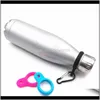 Other Festive Party Supplies 200Pcs Water Holder With Hang Buckle Carabiner Clip Key Ring Fit Cola Bottle Shaped Sile Carrier 298655 J Ds1R4