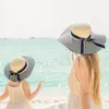 Summer Straw Hats For Mom and Child Fashion Breathable Cap Girls Women Beach Sun Hat Cute Lovely Wide Brim Parent-child Travel Sunshade Caps