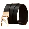 Högkvalitativ bältet Smooth Buckle Mens Belts Luxury Fashion Märke för män och kvinnor Bältesdesigners Big Buckles Printing Business 7785624