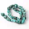 Autres perles d'espacement en pépite de turquoises bleues irrégulières en pierre naturelle pour la fabrication de bijoux Bracelet à bricoler soi-même Accessoires de collier 15 '' Wynn22