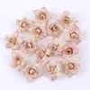 4.5CM Rose Artificial Flower Head DIY Wedding Home Decor Wreath Bos Gift Bride Mariage Decoration Fake Flowers Y0630