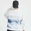 Homens hip hop hoodie moletom streetwear cópia montanha de neve pulôver harajuku algodão casual hoodie casual camisa de suor 210720
