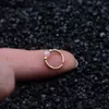 925 Silver Nose Ring Gold Filled Real Piercing Smycken Handgjorda Punk