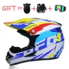 Professionelle Racing Motocross Hors Route Casque Moto Capacete Casco Off-Road Cartoon Kinder Motorrad Helm DOT