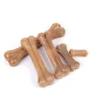 Прочная зубная щетка для собак из натуральной коровьей кости, устойчивая к укусу, жевательная игрушка для собак