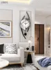 Северные часы стены висит творческие часы гостиной современной минималистской личности дома мода настенные часы минималистские настенные часы