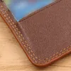 Portafogli Resistente all'usura Bifold Fibbia magnetica Multitasca Pratico portafoglio da uomo Porta carte regalo classico Retro squisita pelle PU