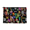 Cosmetic Bags & Cases Women Horror Collection Printed Make Up Bag Fashion Cosmetics Organizer For Travel Colorful Storage Lady