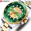 New Men's Watch Karion 8412 Quartz Full Stainless Steel Strap Casual Fashion Luminous Waterproof