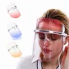 3 Färg Face Shield PDT LED Light Therapy Facial Mask för hem hud skönhet