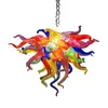 Nowoczesne żyrandole Wisiorek Lampy Lights Ręcznie Blow Glass Chandelier Oświetlenie oświetleniowe Światła D40 CM Designer Room Decor