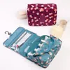 Storage Bags Hanging Travel Cosmetic Bag Case Make Up Organizer Toiletry Rushed Floral Nylon Zipper Wash Pouch