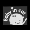 3D Cartoon Car Stickers Reflective Vinyl Styling Baby In Car Warming Car Sticker ,Baby on Board Reflective wall sticker