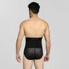 Haleychan Mens alta cintura compressão shapewear emagrecimento barriga de barriga shorts cuecas cueca homens shaper corpo slim