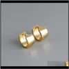 حلقات أخمص القدمين تسليم تسليم جسم 2021 1PAIR ثقب 925 الجنيه الاسترليني Sier Women Trend Jewelry Diameter 10DOT5MM WIIDTH أقراط للعام B1204