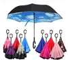 NewReverse -Regenschirme Windproof Rückwärtsschicht invertierter Regenschirm innen aus dem Ständer winddichtem Regenschirm Umbrellas Meer 1239455