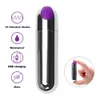 Kraftfull 10 Speed ​​Bullet Vibrator Sex Leksaker för Kvinna Starka Vibrationer G-Spot Massager Mini Vibratorer för Kvinnor USB Charge