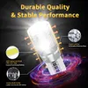 2pcs T10 W5W Ampoule LED Canbus Aucune erreur 12V 6000K 5630 6SMD Auto Claerance Wedge Side Inverse Lampes Turn Singal Light Blanc Ambre