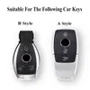 Porte-clés de couverture de boîtier de clé de voiture en Fiber de carbone en alliage de Zinc pour Mercedes AMG A B C E S classe W204 W205 W212 W213 W176 GLC CLA W1777693236