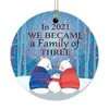 2021 Christmas Ornament Decoration Sign for Wreaths Home Xmas Tree Decor