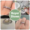 she 925 Sterling Silver Straight Stackable Wedding Ring Engagement Band For Women Trendy Jewelry Size 5-12 211217