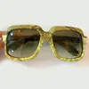 Classique luxe hommes lunettes de soleil grand carré cadre marque de mode serpent motif lunettes de soleil pour les femmes