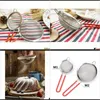 Keuken Gereedschap Keuken, Dining Bar Home GardenStainless Steel Meel Sifter Oil Lekkage Filter Colanders Mesh Sinters Drop levering 2021 NQ