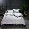 Bedding sets Bedding Sets 5Star El White Luxury 100 Egyptian Cotton Full Queen King Size Duvet Cover BedFlatSheet Set2946049