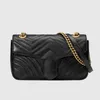 2021 Marmont Bag Crossbody Bag Women Women Womens Handbags Messenger Bags Leather Clutch Propack Wallet YMB02